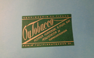 TT-etiketti Oy Tobacco, Kotka