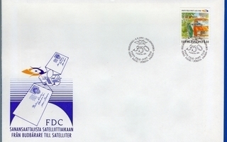 FDC – Posti 350 v., Nykyinen postijakelu 6.9.1988, Lape no