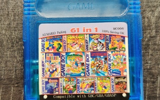 61 in 1 Multicartti (Game Boy) (GB) (GBC) (GBA)