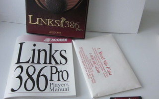 Links 386 Pro, vintage PC-peli, Big Box