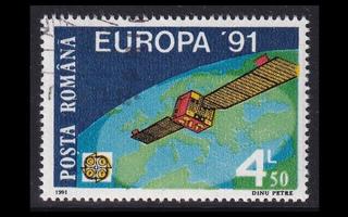 Romania 4653 o Europa avaruus (1991)