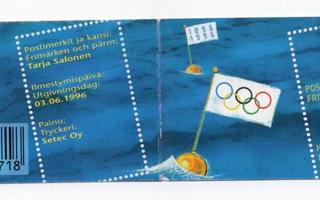 Olympialaiset postimerkkivihko - vuodelta 1996
