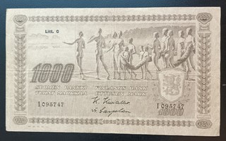 1000 markkaa 1922