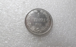 1   mk 1908  hopeaa  kulkematon   kl  9