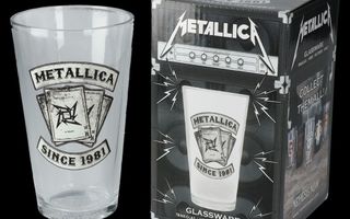 METALLICA DEALER GLASSWARE	(24 604)	n.15cm kirkaslasi	muki/l