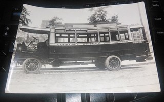 Omnibussi 1900 kortti 1950-luku PK85