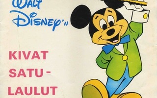 WALT DISNEY’N KIVAT SATULAULUT 2 – 1972 LP Ossi Ahlapuro