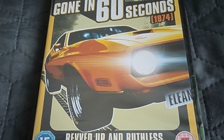 Gone In 60 Seconds (Original) (1974) DVD **muoveissa**