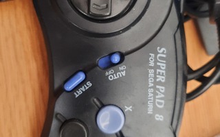 Sega Saturn Super Pad 8 ohjain