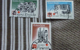 Punainen risti 1970 sarja Lape 672-74 Loistot