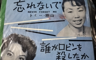 Tomi Fujiyama/Shigeko Itou-Never forget me 7"LP