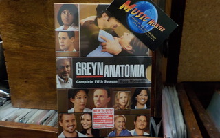 GREYN ANATOMIA - COMPLETE FIFTH SEASON UUSI 4DVD