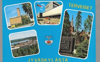 Jyväskylä Sokos vesitorni kirkko kulk. 1982