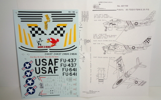 F-86F Sabre dekaaliarkki  1/48