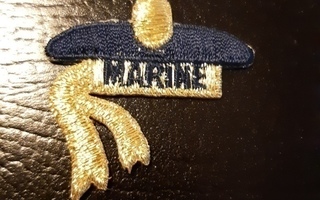 Marine pieni kangasmerkki hiha/hatun merkki