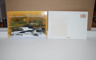 postikortti Suomi Finland koski vesi kivi
