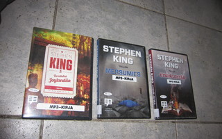 STEPHEN KING 3 x MP3-KIRJA