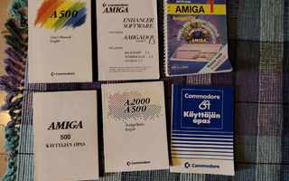 Commodore / Amiga kirjallisuutta 6kpl