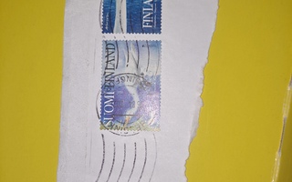 Käytetyt postimerkit Suomi Finland Leima Helsinki