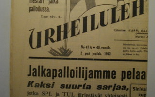 Suomen Urheilulehti Nro 47A/1942 (15.3)