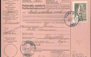 1942 50mk Tre postiennakkokirje