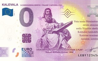 *0-EURO*2022*KALEVALA*VÄINÄMÖISEN SOITTO*AITO EUROSETELI*