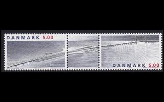 Tanska 1180-1ds ** Iso-Beltin sillan avaus (1998)