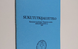 Sukututkijaluettelo 1985