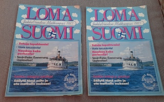 Loma Suomi Matkaopas 1987 2kpl