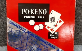 PO-KE-NO Pokeri-peli .Huippukunto Retro