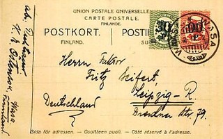 1921 90/20p ja 30/10p postikortti Saksaan -22