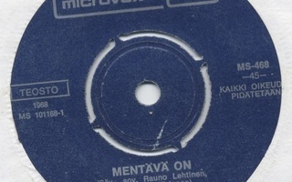 FINNTRIO / MARTTI TOLVANEN – 7” Microvox single 1968, ei KK