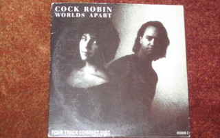 COCK ROBIN - WORLDS APART - CD (4 track)