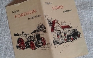 Fordson Ford oikea voitelu