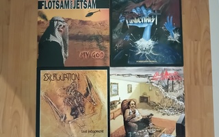 4 x Thrash metal LP