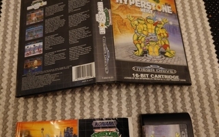 Turtles Hyperstone Heist, CIB, Mega Drive