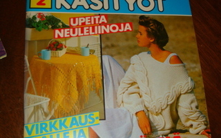 KAUNEIMMAT KÄSITYÖT 2/1988 NEULO JA VIRKKAA