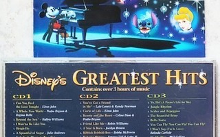 DISNEY’S GREATEST HITS – 3-CD box EU 2005 - 60 kappaletta