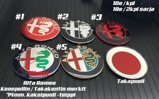 Alfa Romeo Konepellin / Takakontin merkit