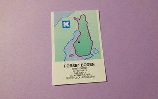 TT-etiketti K Forsby Boden, Forsby