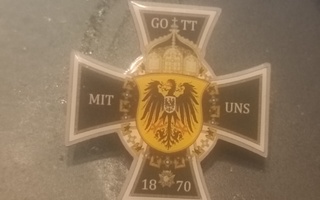 Saksa mitali merkki Wermacht SS Gott Mit Uns rinta risti
