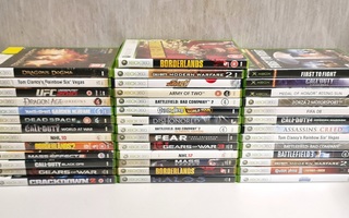 Xbox 360 - 40kpl pelejä