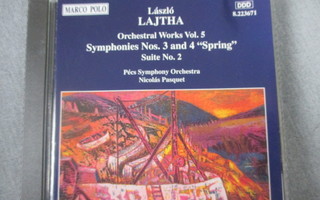 Laszlo Lajtha: Orchestral Works Vol. 5. Marco Polo CD