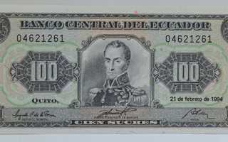 Ecuador 1994 100 Sucres