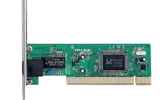 TP-LINK verkkokortti, PCI, 10/100 Mbps, 1xRJ45 *UUSI*