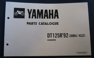 varaosaluettelo Yamaha DT125R -92
