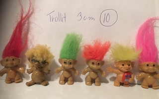 Trolli paketti nro 10 : 6 x eriväriset hiukset