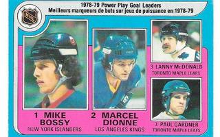 1979-80 OPC #5 Lanny McDonald, Marcel Dionne & Mike Bossy !