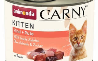 ANIMONDA Carny Kitten Beef Turkey - kissan märkäruoka - 20