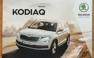 2018 Skoda Kodiaq esite - KUIN UUSI - 104 sivua !!! - suom